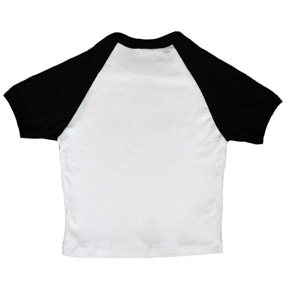 BLACK/WHITE BABY TEE